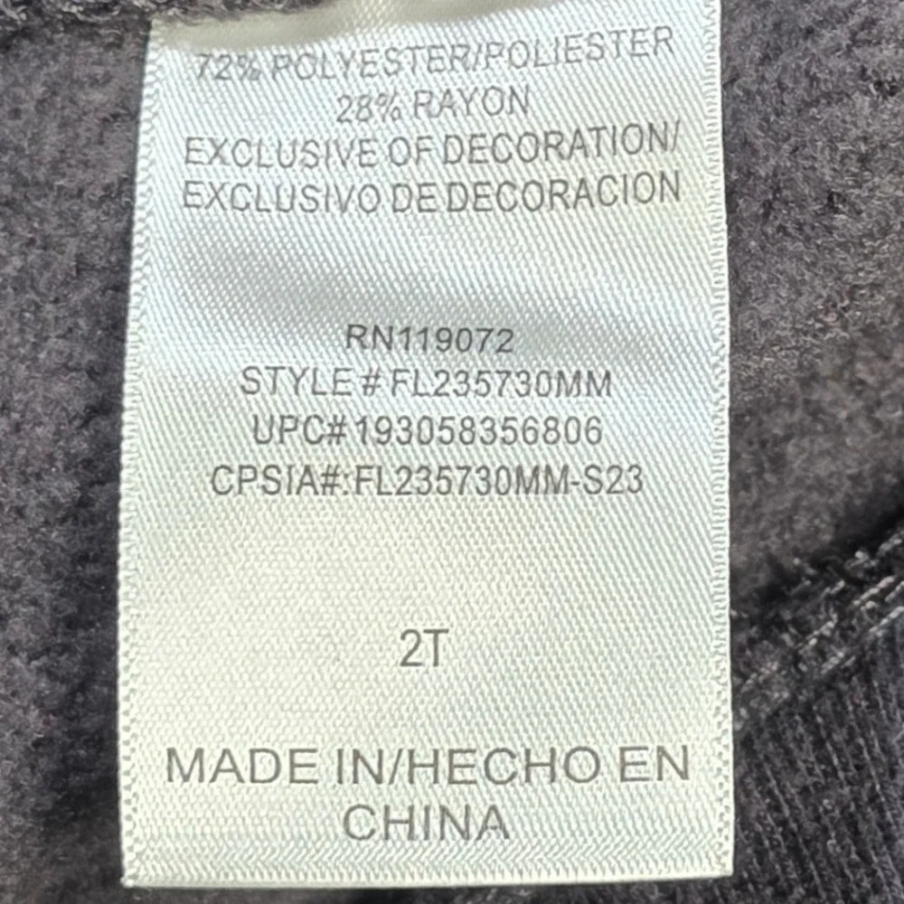 Disney‎ Junior Mickey Mouse Jogger Sweatpants Boy's Size 2T Gray Graphic Print